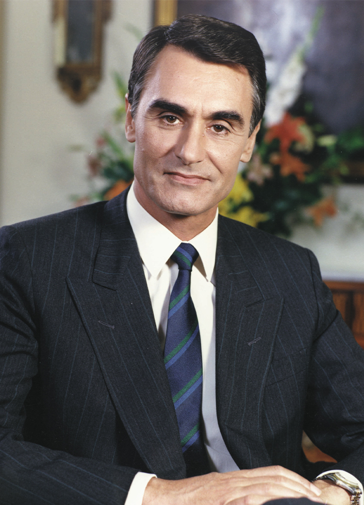 Líder do PSD Aníbal Cavaco Silva
