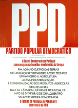 Cartaz antigo do PPD