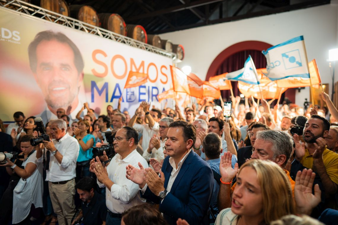 luís montenegro no funchal - madeira