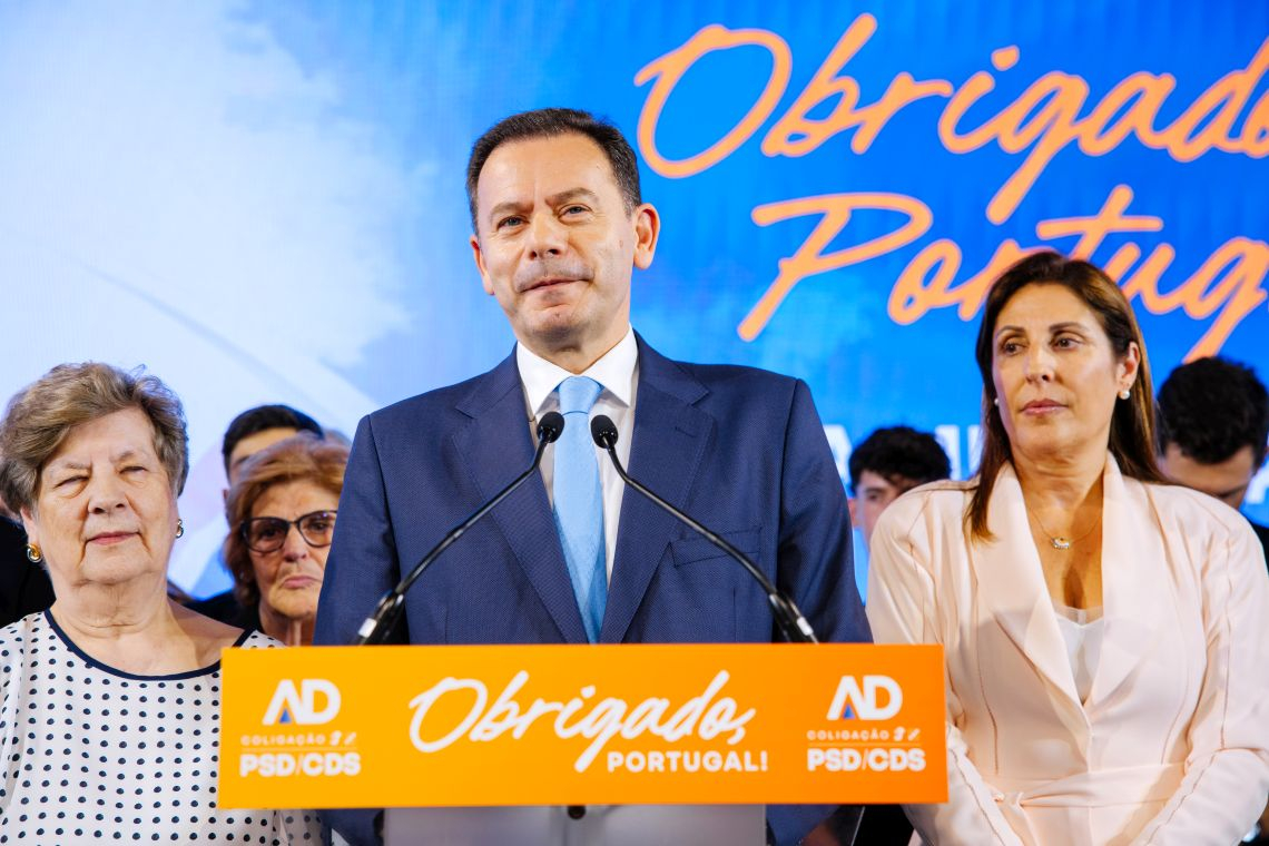 luis montenegro na noite eleitoral legislativas 2025