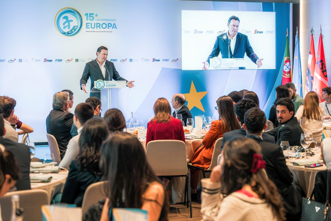 luis montenegro universidade europa 2026 porto de mós