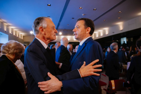 luis montenegro com cavaco silva 2025