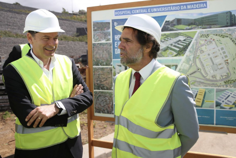 luis montenegro visita novo hospital madeira