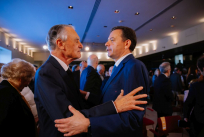 luis montenegro com cavaco silva 2025