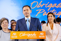 luis montenegro na noite eleitoral legislativas 2025
