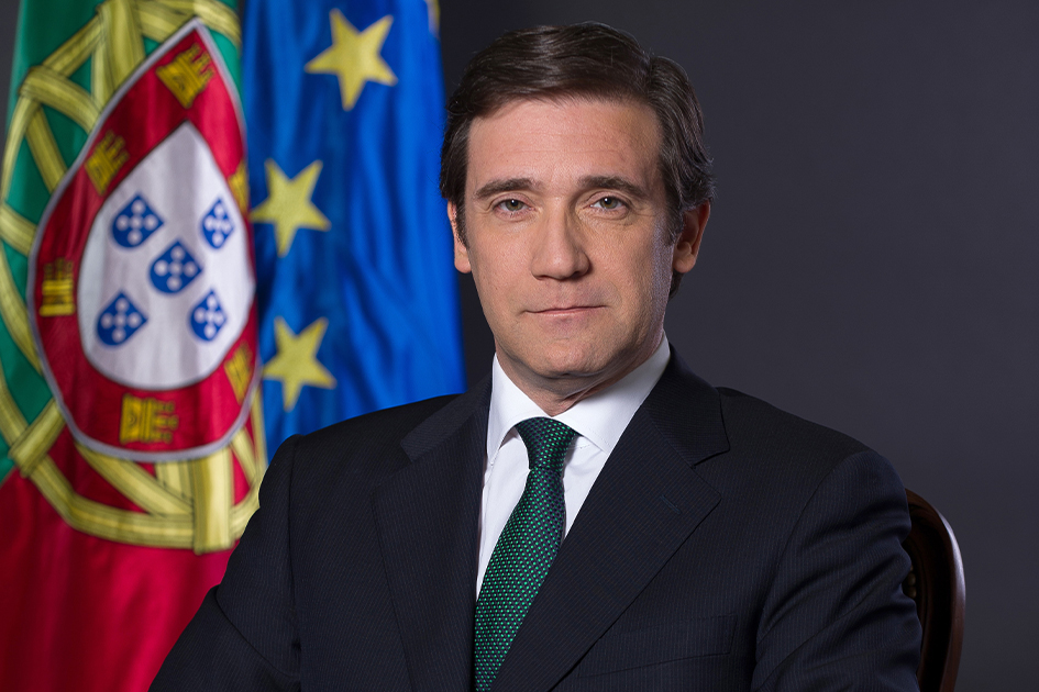 Primeiro-ministro Pedro Passos Coelho
